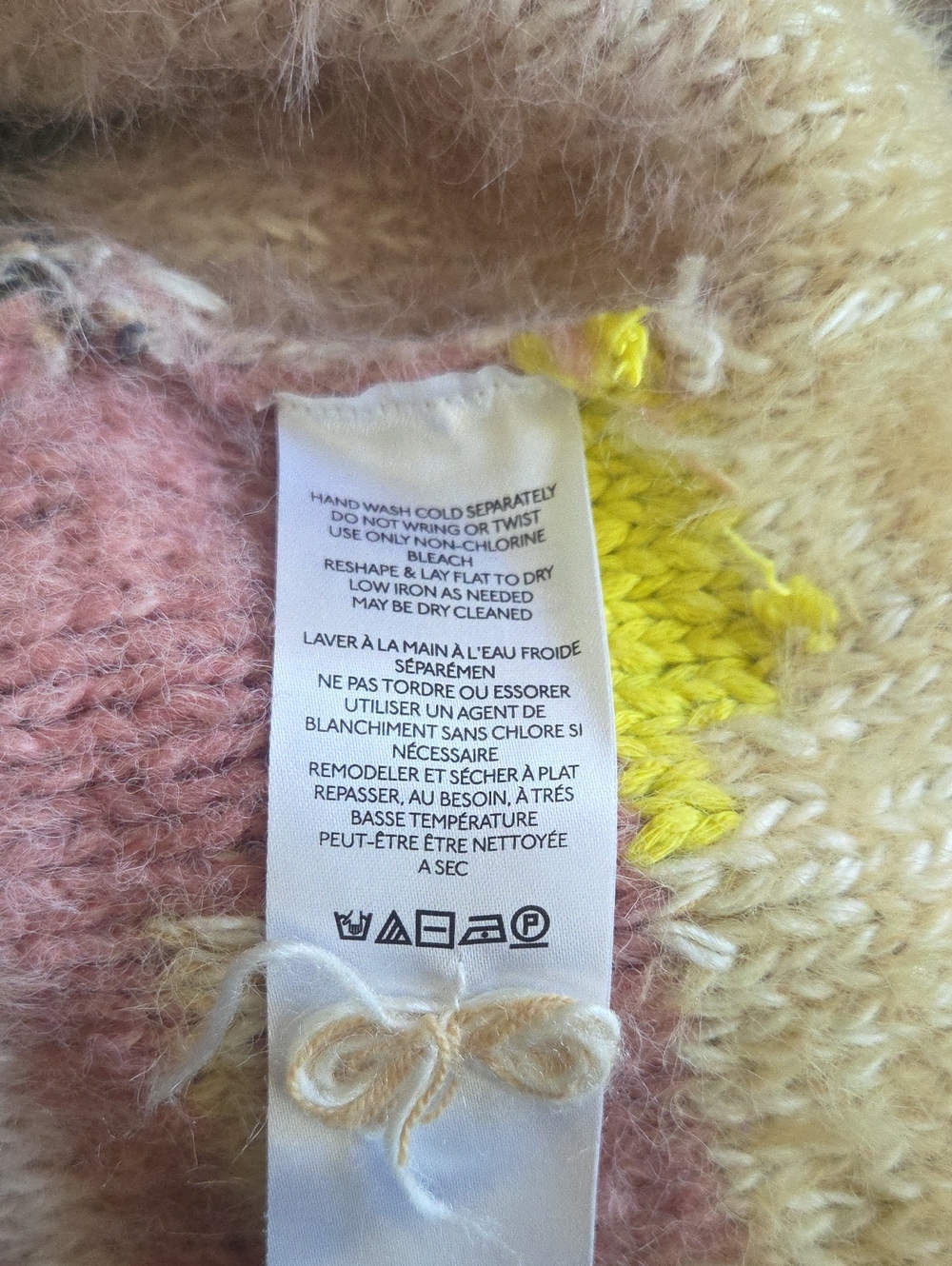 Pilcro Boat-Neck Cropped Sweater M - Picture 6 of 6